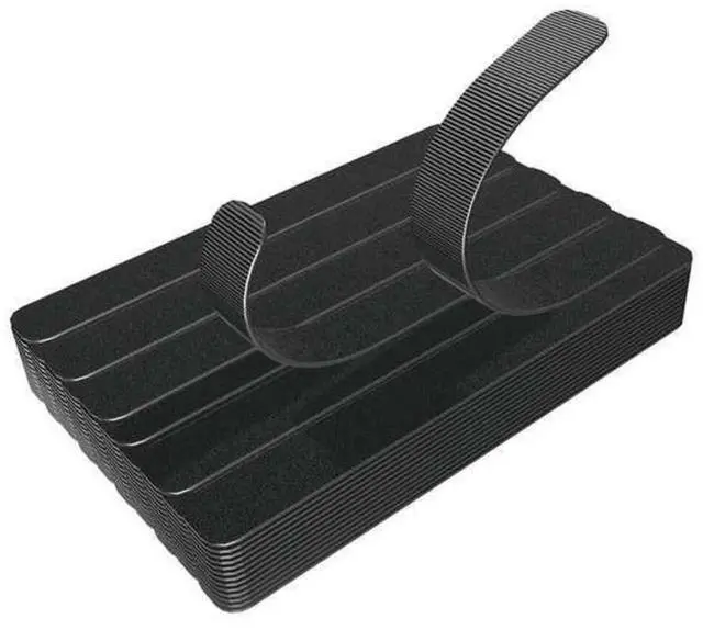 Main image of HLB2S-C0 Hook and Loop Cable Tie, Stacked Strip Tie, 1.60-Inch Bundle, 0.750 by 7.0-Inch (100-Pack)