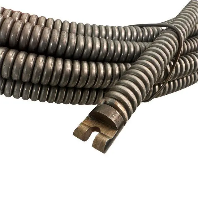 Alt view image 3 of 4 - DCD 61025SP2 Drain Cleaning Cable, 5/8" x 25' with Inner Core and Pin-Locking Cable Couplings. Using 3/16" Diameter Roll Pin. Compatible with Spartan Tool Model 300 Machine