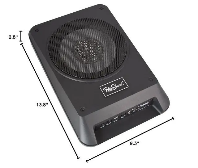 Alt view image 3 of 3 - SUB8100 Powered 8" Subwoofer. 90 Watts RMS, 180 Max Power