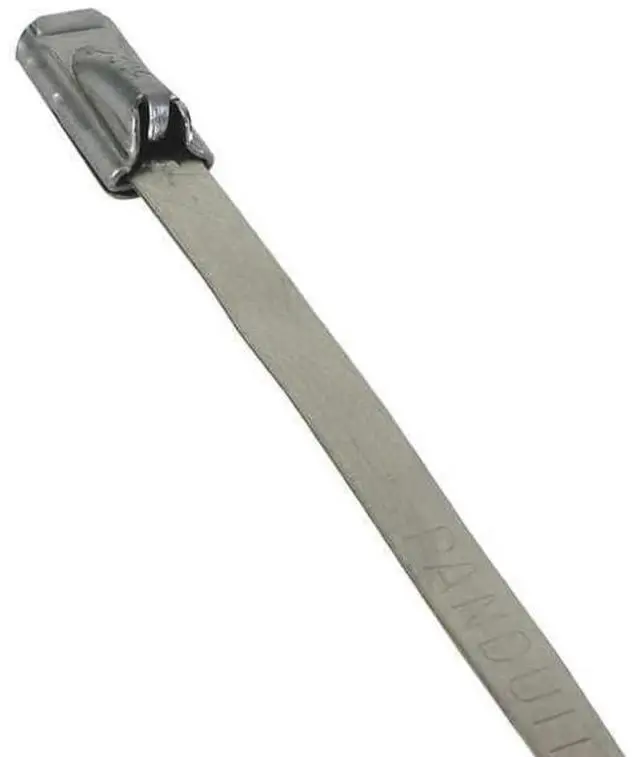 Main image of MLT6H-LP MLT Self-Locking Cable Tie, Heavy, 304 Stainless Steel, 20.5-Inch Length (50-Pack)