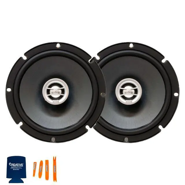 Alt view image 4 of 7 - OE-652 OE-693 1-Pair 6.5 in 6x9 Speaker Bundle | Includes 1 pair OE-652 6.5 in coaxial 2-ohm speakers and 1 pair OE-693 6x9 in 2-ohm speakers