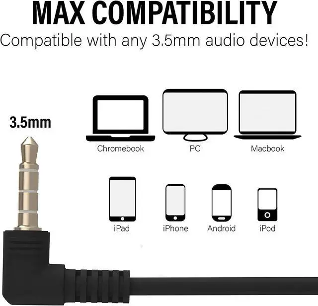 Alt view image 4 of 5 - Bulk 45-Pack Headphones with Boom Microphone Wired Over-Ear Headset with 3.5mm Plug for Classroom, School, Remote Learning, Office Use Durable, Adjustable Black, Red, Blue
