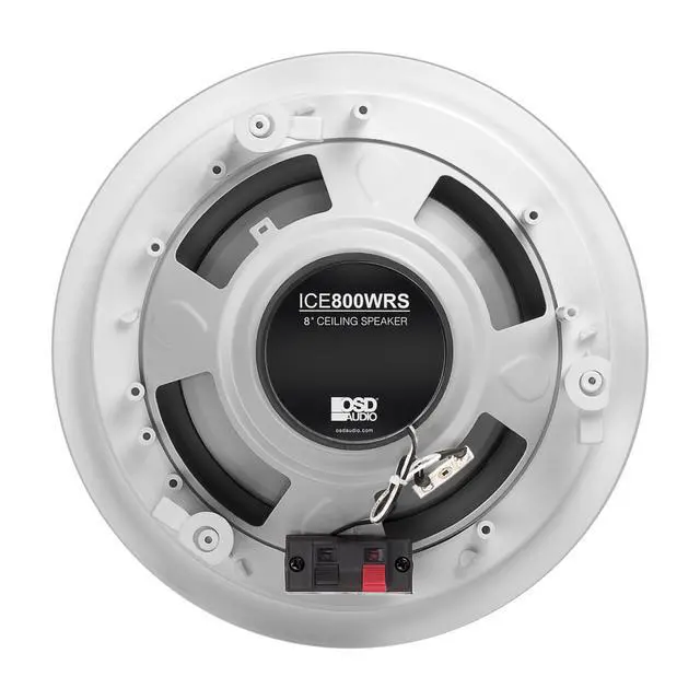 Alt view image 4 of 6 - ICE800WRS 8" in-Ceiling/in-Wall 300W Water-Resistant Outdoor Speaker Set of 4 Speakers