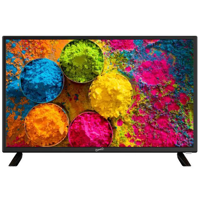 Alt view image 2 of 7 - SC-2411 23.6" DLED HDTV with Built-in Dual Tuners, HDMI Input, 1080p Resolution, 178° Viewing Angle, USB Compatible, Remote Control and AC/DC Compatibility