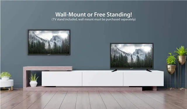 Alt view image 6 of 7 - SC-2411 23.6" DLED HDTV with Built-in Dual Tuners, HDMI Input, 1080p Resolution, 178° Viewing Angle, USB Compatible, Remote Control and AC/DC Compatibility