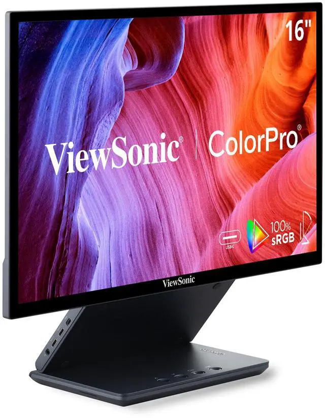 Main image of VP1656 15.6 Inch 1200p ColorPro Monitor, IPS Display with Pantone Validated Color Accuracy for Immersive Second Screen Productivity, Advanced Ergonomics, 40W USB-C, and Micro HDMI Inputs