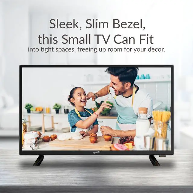 Alt view image 3 of 7 - SC-2412 24-Inch HDTV & Monitor with Built-in DVD Player, 1080p,Vibrant Colors, HDMI/USB/AC Ports, TV-to-PC Transition, and AC/DC Compatibility