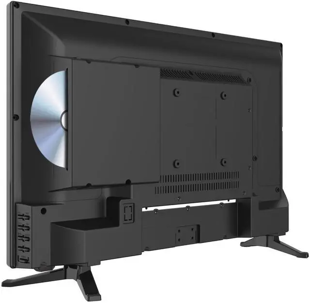 Alt view image 7 of 7 - SC-2412 24-Inch HDTV & Monitor with Built-in DVD Player, 1080p,Vibrant Colors, HDMI/USB/AC Ports, TV-to-PC Transition, and AC/DC Compatibility