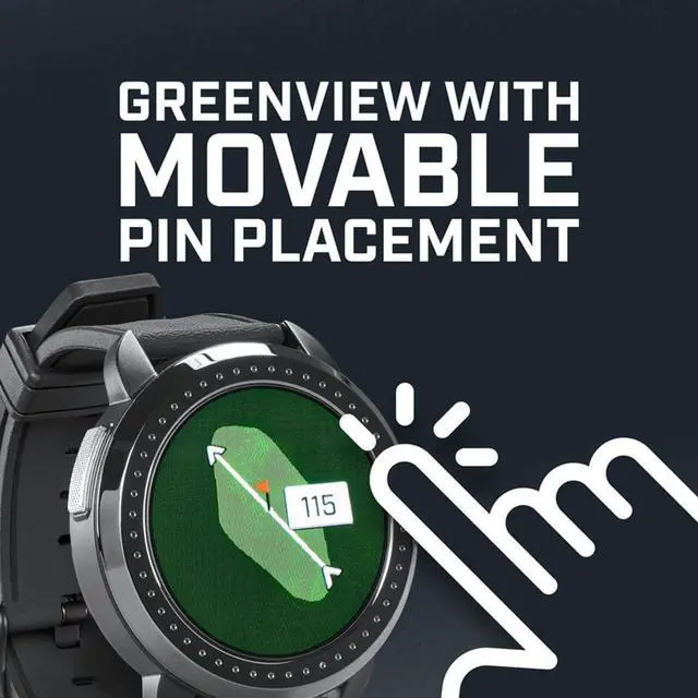 Alt view image 5 of 7 - Bushnell Golf iON Elite GPS Smartwatch (Black) | 38,000 Courses, Slope Compensation, Hazard Info, Color Touchscreen, Distance Calculator, Magnet Mount, Scorekeeping | Signature Series Power Bundle