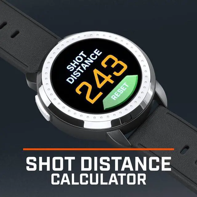 Alt view image 3 of 7 - Bushnell Golf iON Elite GPS Smartwatch (Black) | 38,000 Courses, Slope Compensation, Hazard Info, Color Touchscreen, Distance Calculator, Magnet Mount, Scorekeeping | Signature Series Power Bundle