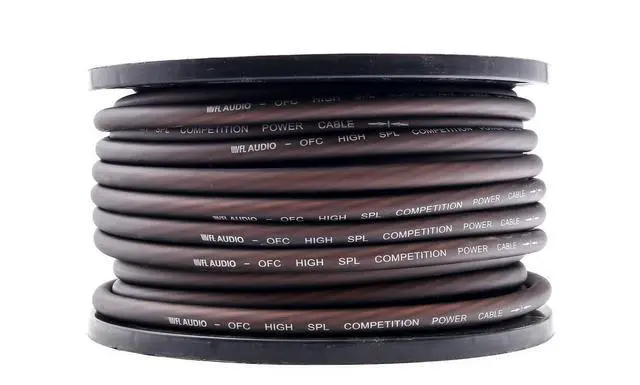 Alt view image 3 of 4 - VFL 4 Gauge OFC Wire 100ft Roll Black