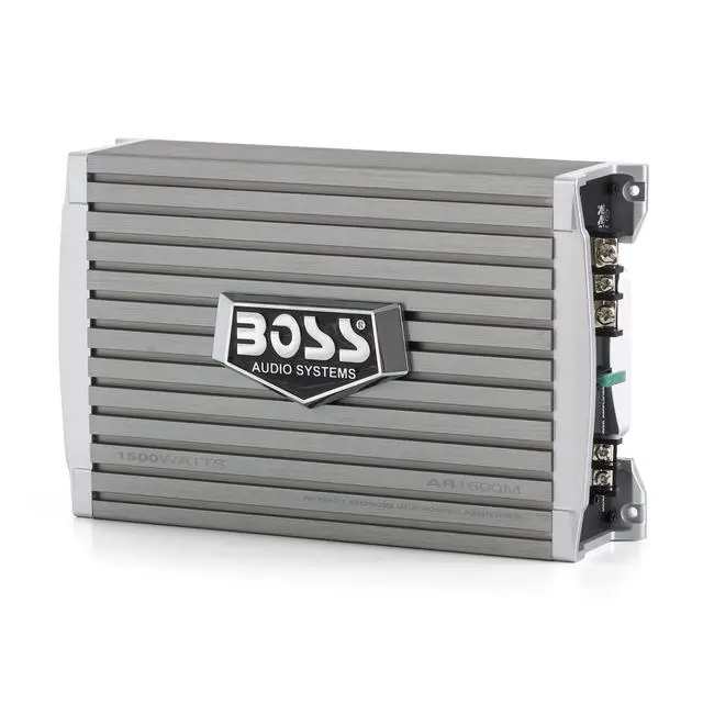 Alt view image 2 of 7 - Boss Audio AR1500M 1500W Mono A/B MOSFET Power Car Amplifier + Remote (2 Pack)