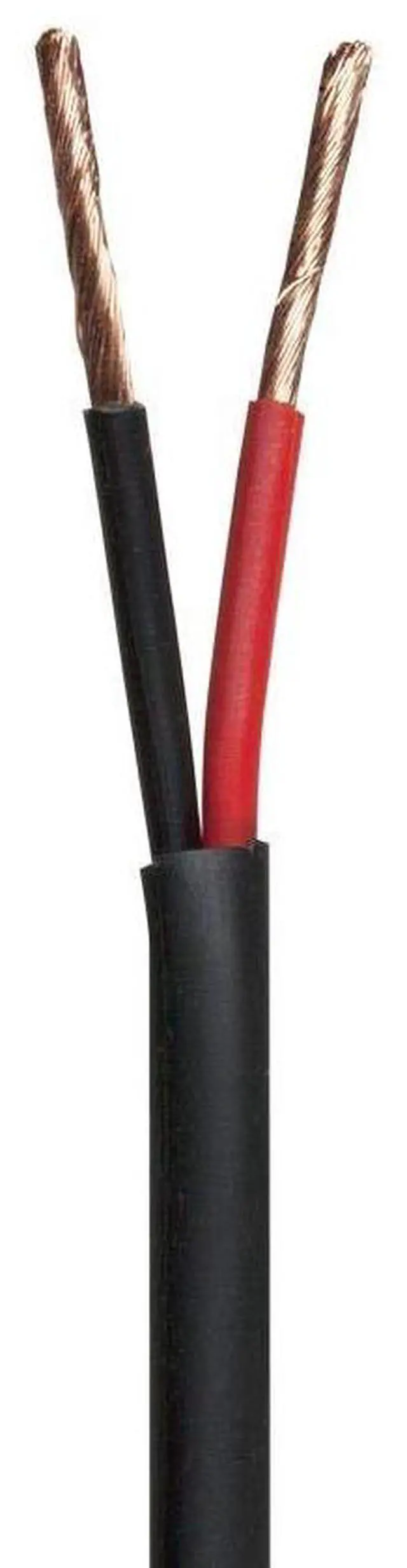 Main image of Nimbus Series 16 Gauge AWG 2 Conductor CMP-Rated Speaker Wire/Cable - 250ft UL Plenum Rated, 100% Pure Bare Copper with Color Coded Conductors Black