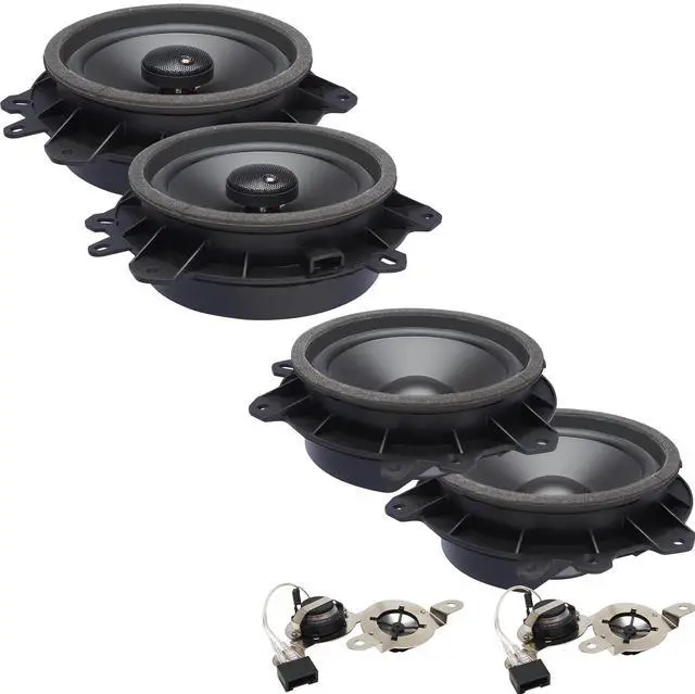 Main image of OE Series Direct Replacement Speakers with Front Tweeters Compatible with Tundra Double & Access Cab 00-03