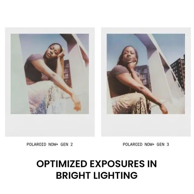 Alt view image 6 of 6 - Now+ Generation3 iType Instant Camera in Coral + 40 Film Bundle | Unlock Creative Modes with Bluetooth App Control, i-Type & 600 Film Compatible, Ideal for Travel & Instant Photography