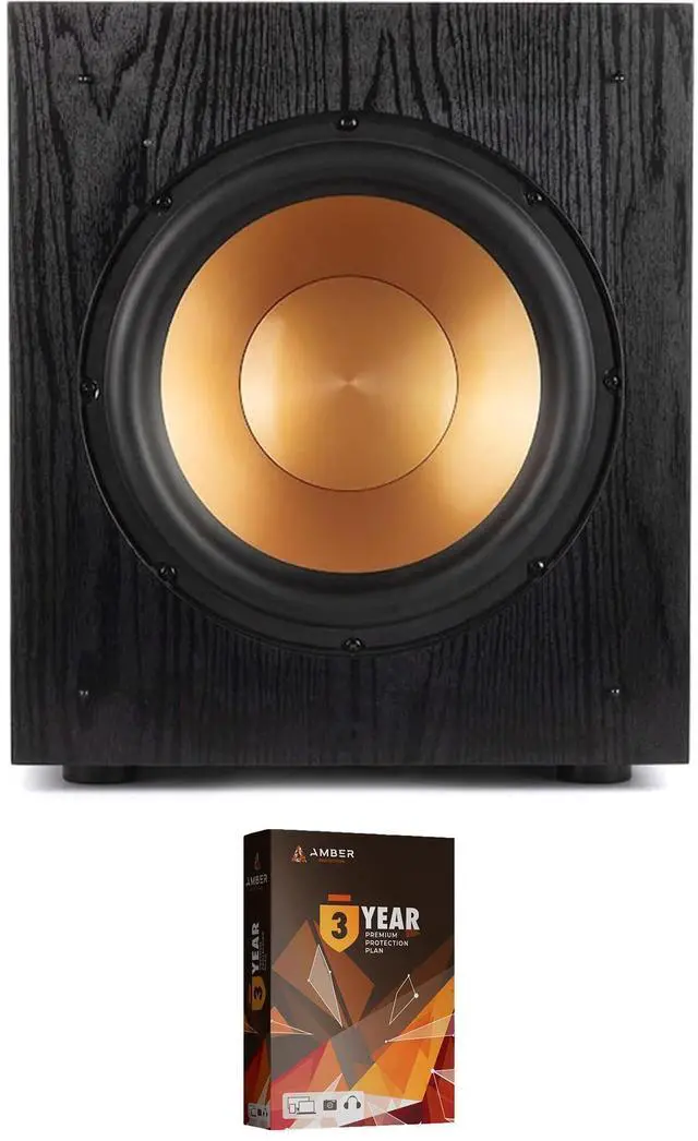 Main image of SUB-100-BLACK Synergy Black Label Subwoofer Speaker with 3 Year Amber Protection Plan (2018)