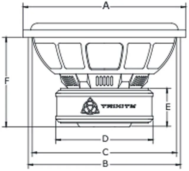 Alt view image 7 of 7 - Trinity Audio TAS-E10D4 10" 2400W Dual 4-Ohm Subwoofer