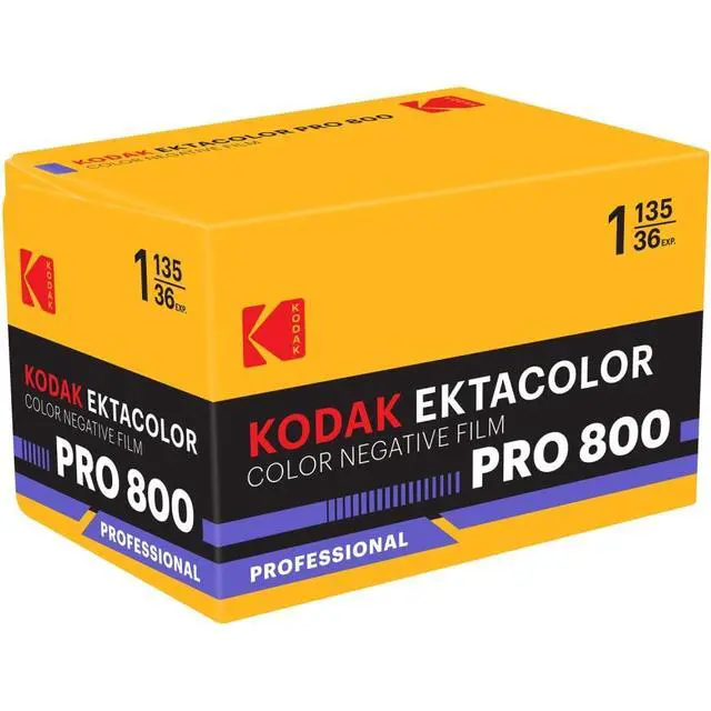 Alt view image 2 of 3 - Ektacolor Pro 800 Color Negative Film | 35mm Roll Film (36 Exposures) 10 Rolls + Cloth