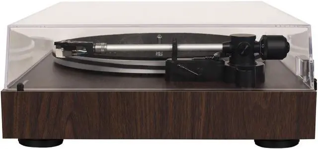 Alt view image 4 of 6 - C8A-WA Record Player, Walnut | 2-Speed Turntable, ATN3600L Audio-Technica Cartridge, Removable Headshell, Aluminum Platter, Aluminum Tonearm