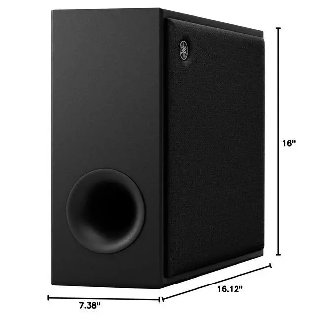 Alt view image 5 of 5 - True X Sub 100A Wireless Subwoofer for True X 40A Sound Bar (Black) | 100W wireless subwoofer with 6-inch driver and power cord for movies, gaming and music