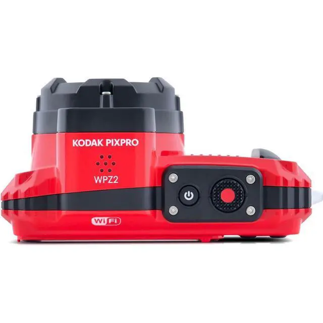 Alt view image 3 of 7 - Kodak PIXPRO WPZ2 Waterproof, Shockproof & Dustproof Camera (Red) 16MP 4X Optical Zoom, Full HD Video + 32GB Memory Card, Camera Case & Microfiber Cloth