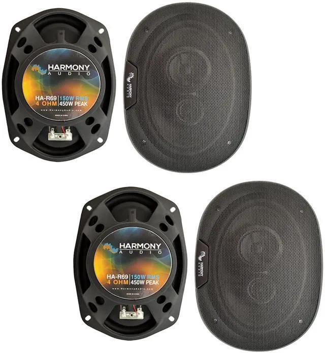 Main image of Fits 2013-2019 Nissan Sentra Speaker Replacement R69 Kit | Front and rear factory stereo upgrade, clear full-range sound, easy direct install, complete refresh for your sedan