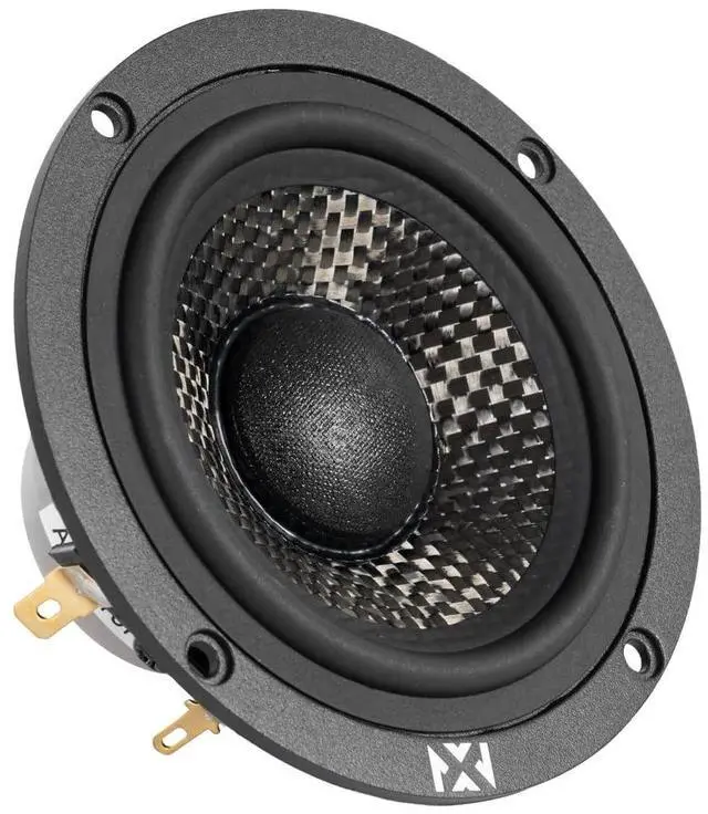 Alt view image 5 of 7 - 3.5" XQ-Series v2 Midrange Car Speakers (Speaker Grilles Included) | 200W Peak / 100W RMS Pair, Carbon Fiber Cones and Neodymium Motor