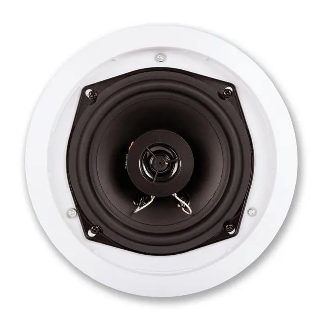 Alt view image 3 of 4 - Acoustic Audio R191 in Ceiling/in Wall Speaker 3 Pair Pack 2 Way Home Theater 1200 Watt R191-3PR