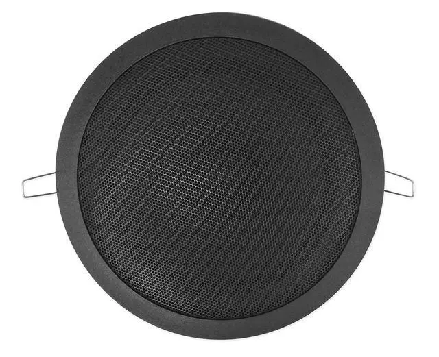 Alt view image 3 of 6 - CCL6T Black 6" Commercial/Restaurant Ceiling Speakers, 20-Pack | 70V, 10W, 5W, 2.5W Transformer Connections, Flush Mount Grilles, for PA Announcements, Background Music, Office Audio