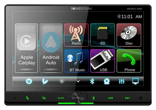 Alt view image 3 of 7 - Bundle: (1) Soundstream VRCPAA-106F Car Monitor Receiver Bundle with (1) Rockville RBC1 Car Camera (2 Items)