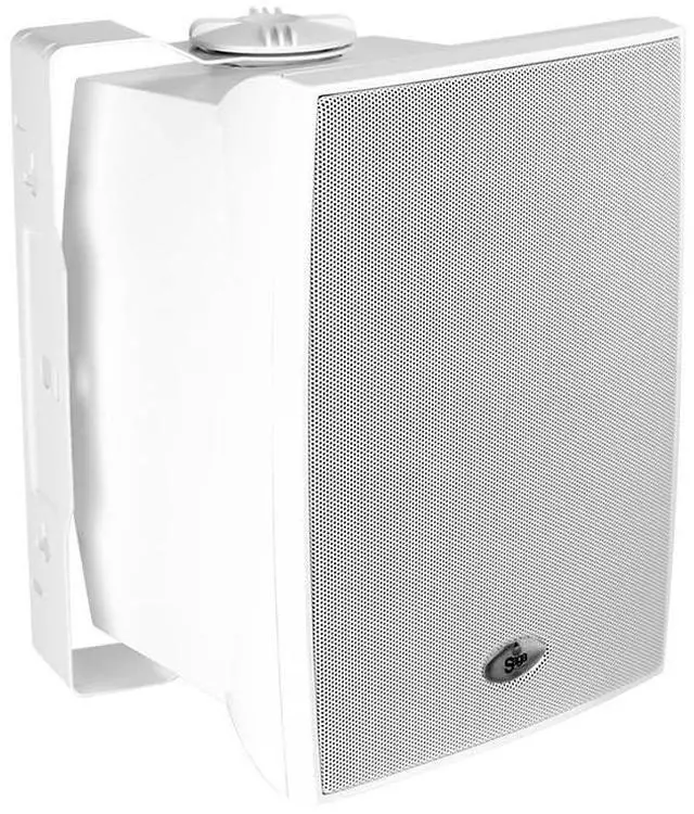 Alt view image 3 of 7 - Saga Elite 6.5 Weather Resistant Speakers w/Aluminum Grille 70.7V/100V-60W Transformer and 8 Bypass (White/Pair)