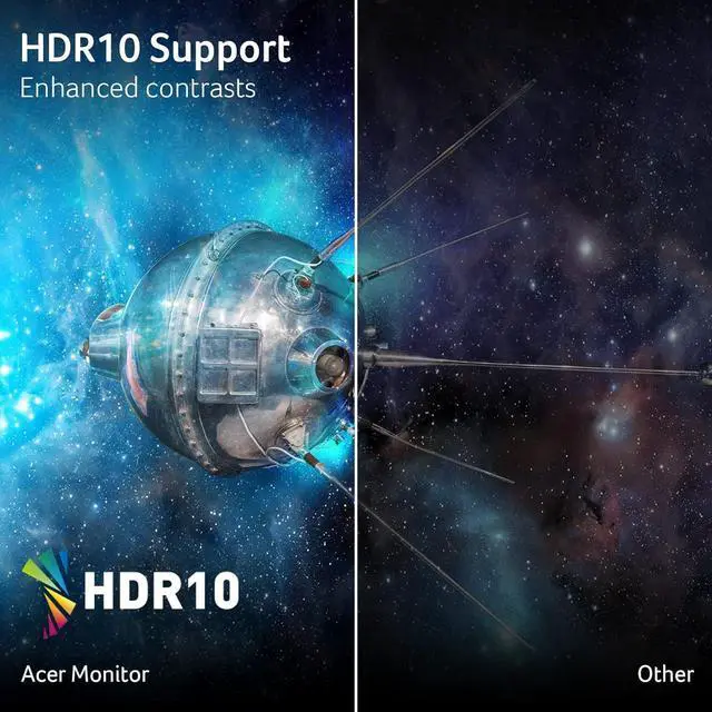 Alt view image 6 of 7 - Nitro 27" FHD IPS ZeroFrame Design Gaming Monitor Up to 200Hz 2-Pack | AMD FreeSync Premium, DisplayHDR10, sRGB 99%, VESA Mount, Displayport, HDMI & USB Hub, Black VG270X | UM.HV0AA.101