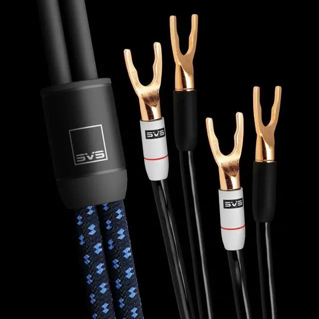 Alt view image 3 of 4 - SoundPath Ultra Bi-Wire Speaker Cable with Spade Connectors - Each (10 ft.)