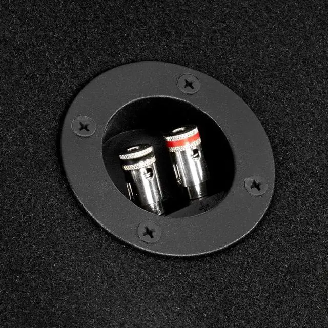 Alt view image 7 of 7 - Single 12" Slot Ported Subwoofer Enclosure | 3/4" MDF, Black Carpet, Logo by