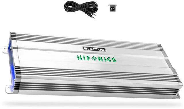 Main image of Brutus BG 3000 Watt Class D Monoblock Amplifier with Built-in UV Meter, Dual Toroidal Transformer PWM Power Supply and Shielded Inductors