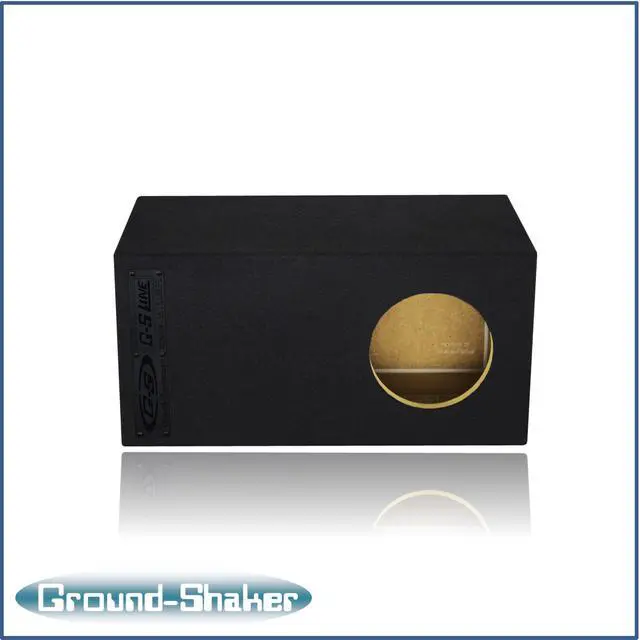 Alt view image 7 of 7 - Single Ported X-Large Vented Ground-Shaker Subwoofer Enclosure Sub Box (8")