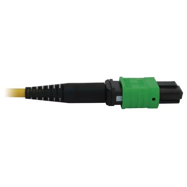 Alt view image 4 of 5 - Single Mode Fiber Patch Cable, 9/125 OS2 MPO to 4X Switchable LC Duplex (F/M APC-UPC), 8 Fiber, Yellow, LSZH Jacket, 2 Meters / 6.6 Feet, (N390X-02M-8L-AP)