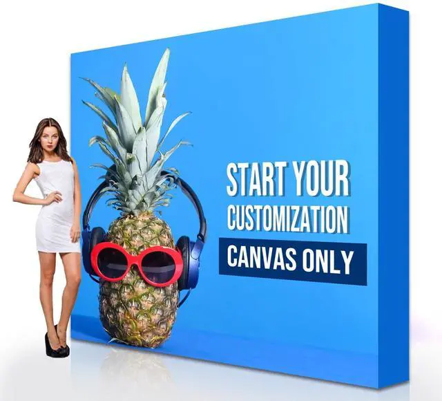 Main image of Custom Tension Fabric Trade Show Backdrop Pop Up Display Banner Only | 7.5x15FT Step and Repeat Banner Backdrop for Trade Show Booth, Wedding, Party & Events