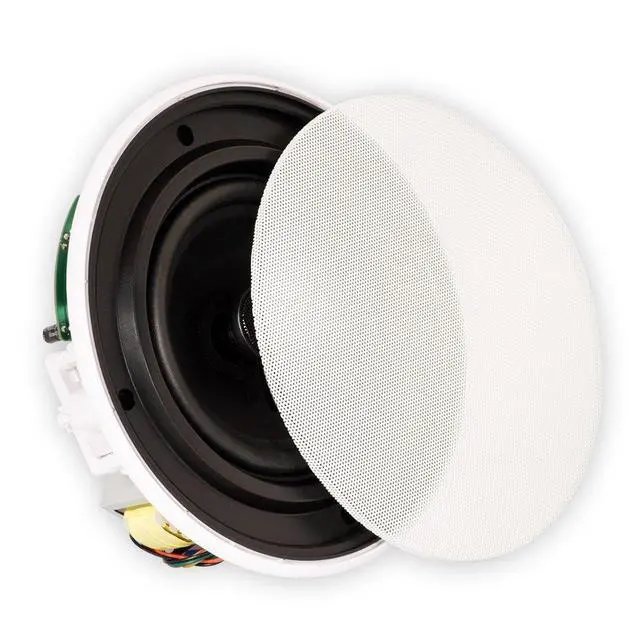 Alt view image 2 of 5 - TSQ670 Flush Mount 70 Volt Speakers with 6.5" Woofers in Ceiling 3 Pack