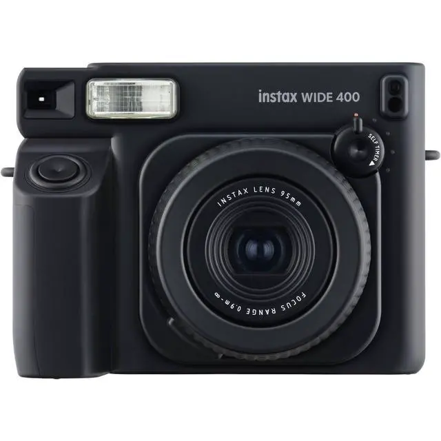 Alt view image 6 of 7 - INSTAX Wide 400 Instant Camera (Black) Case Bundle | For Parties, Events & Instant Photos | Includes Cleaning Cloth