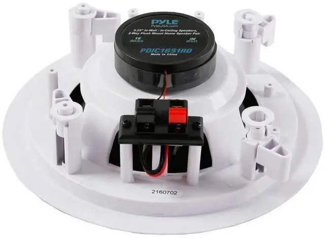 Alt view image 2 of 6 - Audio PDIC1651RD 5.25 Inch 2 Way 150W Home Ceiling Wall Speakers (4 Pairs)