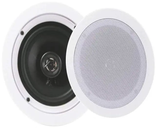 Alt view image 3 of 6 - Audio PDIC1651RD 5.25 Inch 2 Way 150W Home Ceiling Wall Speakers (4 Pairs)
