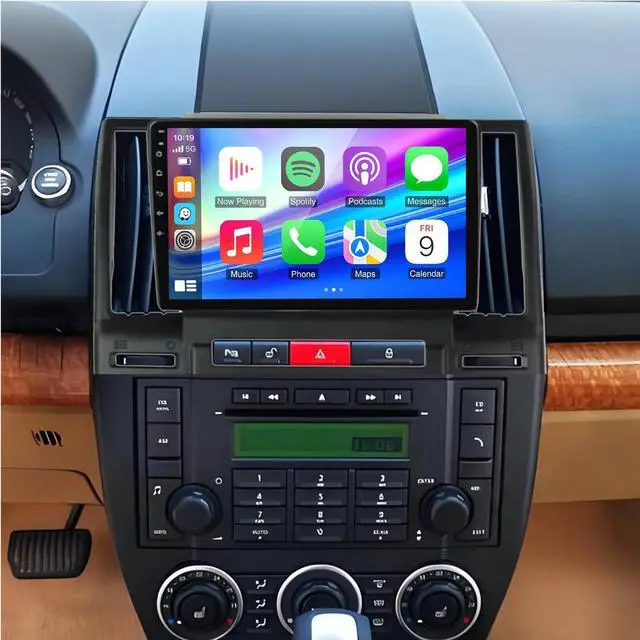 Main image of 2+32G Android 13 Double Din Car Stereo Radio for 2007-2012 Compatible with Land Rover with Freelander 2 LR2 9'' Touch Screen CarRadio Audio Receiver with Wireless CarPlay Android Auto,GPS Navigation