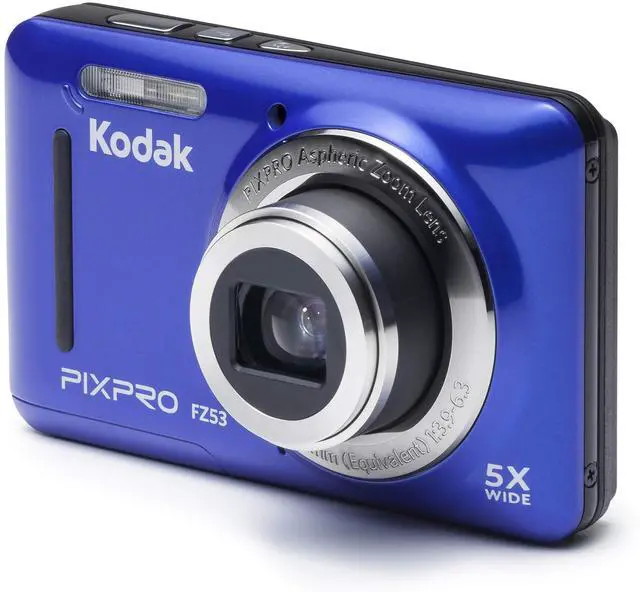 Main image of FZ53-BL Point and Shoot Digital Camera with 2.7" LCD, Blue