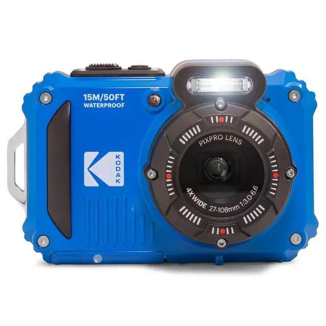 Alt view image 6 of 7 - PIXPRO WPZ2 Rugged Waterproof Shockproof Dustproof WiFi Digital Camera 16MP 4X Optical Zoom 1080P Full HD Video Vlogging Camera 2.7" LCD Bundle with 32GB Memory Card and Camera Bag (Blue)