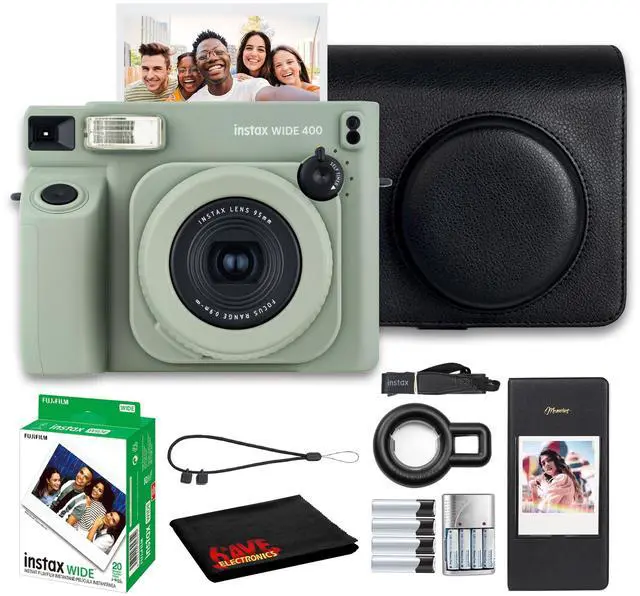 Main image of INSTAX Wide 400 Instant Camera 20-Sheet Bundle | For Parties, Events & Instant Photos | Includes Camera Case, Photo Album
