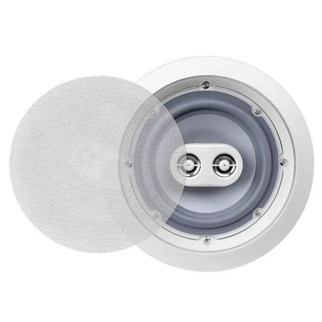 Alt view image 3 of 7 - ICE600TTWRS 6.5" Dual Tweeter Stereo Ceiling Speaker Weather Proof - 2 Pack