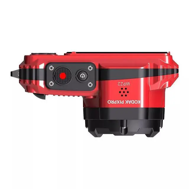 Alt view image 4 of 5 - PIXPRO WPZ2 Waterproof Digital Camera Bundle, Includes: SanDisk 32GB MicroSD Memory Card, Spare Battery and More (5 Items) (Red)
