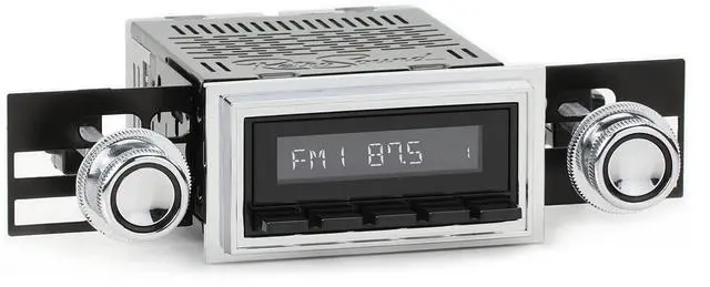 Main image of RetroRadio Compatible with 1968 Ford Mustang with Padded Console Features Include Bluetooth, AUX, AM/FM LAB-M1-126-08-77F2