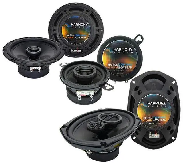 Main image of Speaker Upgrade Package Fits Pontiac G8 2008-09 R65 R35 R69 | 6.5 3.5 inch and 6x9 replacement sets for your car, covers dash front door and rear deck, direct oem sound refresh